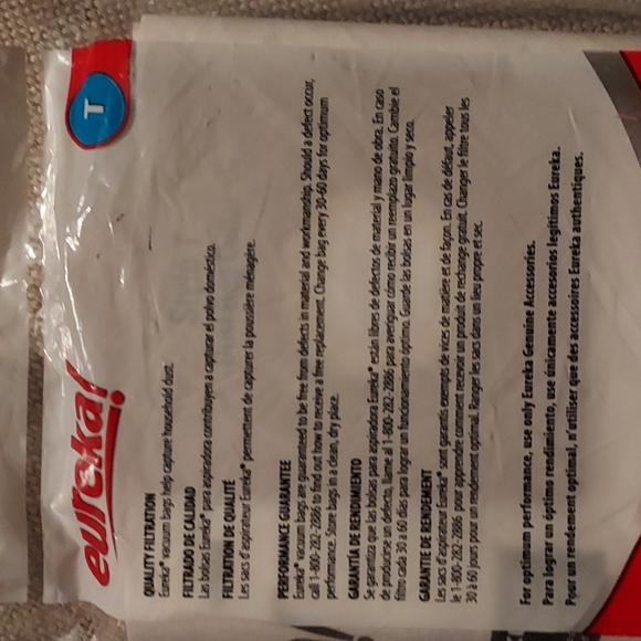 EUREKA Vacuum Bags For Eureka Vacuum Size T - Picture 3 of 4